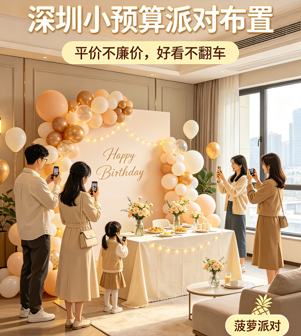 深圳平价派对布置推荐,小预算生日派对高性价比攻略(图1) 深圳平价派对布置推荐,小预算生日派对高性价比攻略(图1)